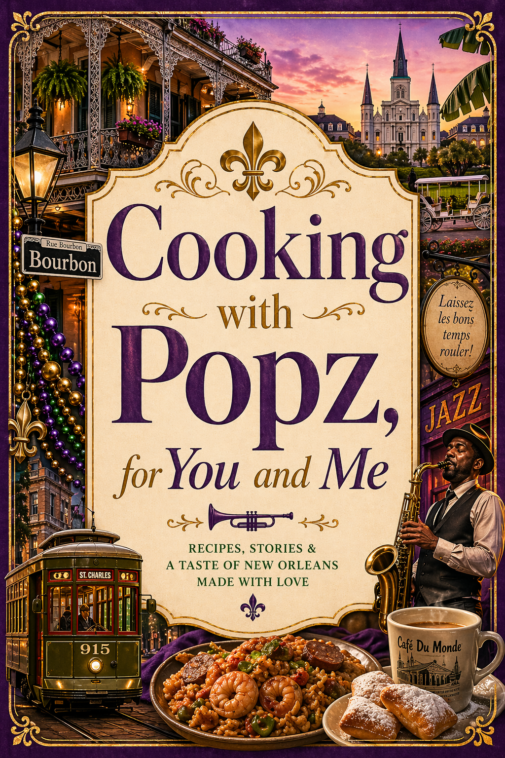Cover of Cooking with Popz, for You and Me by Eric C. Hutchison
